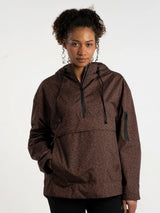STM-TEX™ Mocha Leopard Rain Hoodie