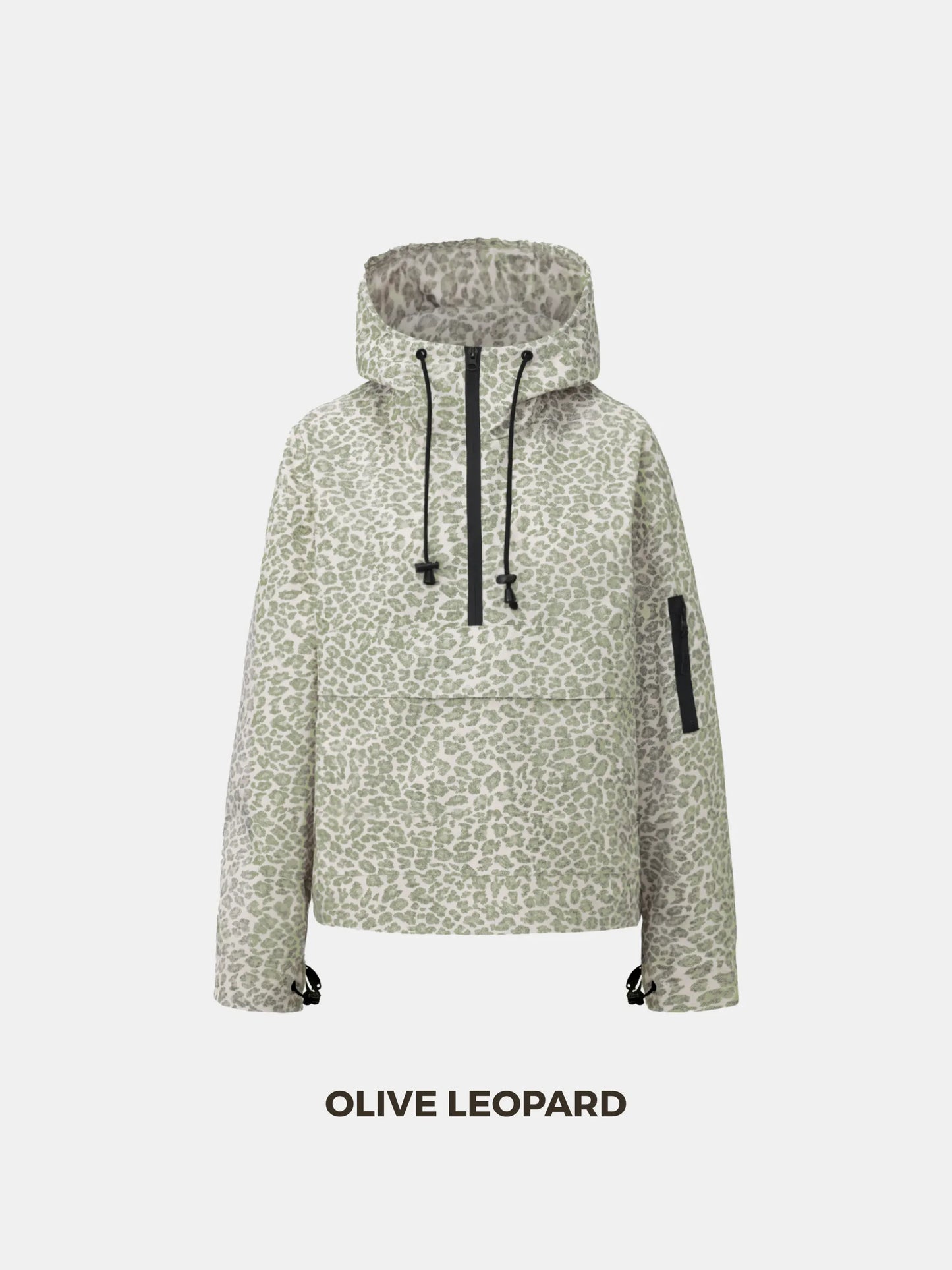 STM-TEX™ Leopard Oversized Rain Hoodie