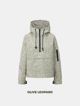 STM-TEX™ Leopard Oversized Rain Hoodie