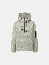 STM-TEX™ Olive Leopard Oversized Rain Hoodie