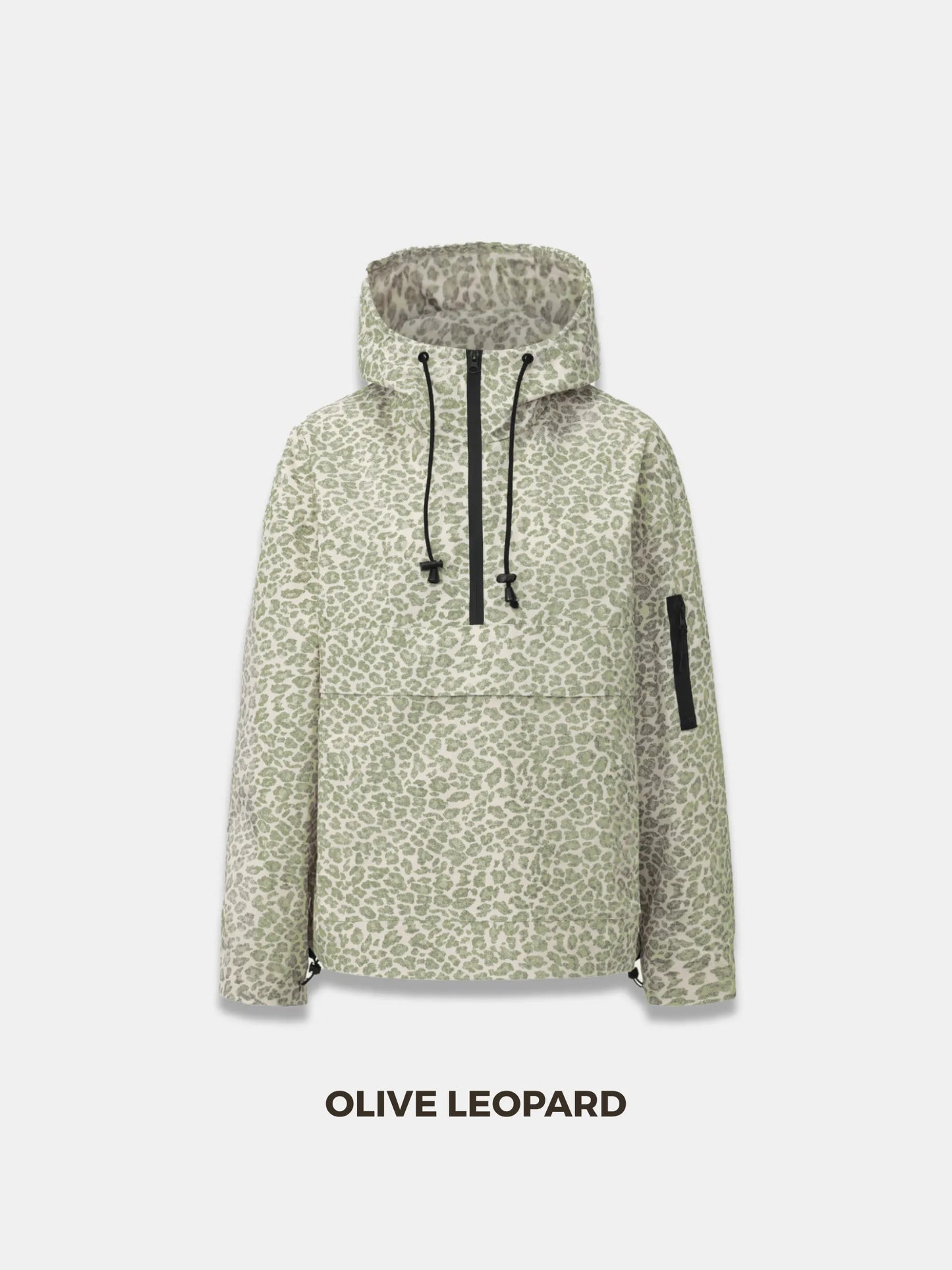 STM-TEX™ Leopard Oversized Rain Hoodie