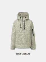 STM-TEX™ Leopard Oversized Rain Hoodie