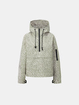 STM-TEX™ Olive Leopard Oversized Rain Hoodie