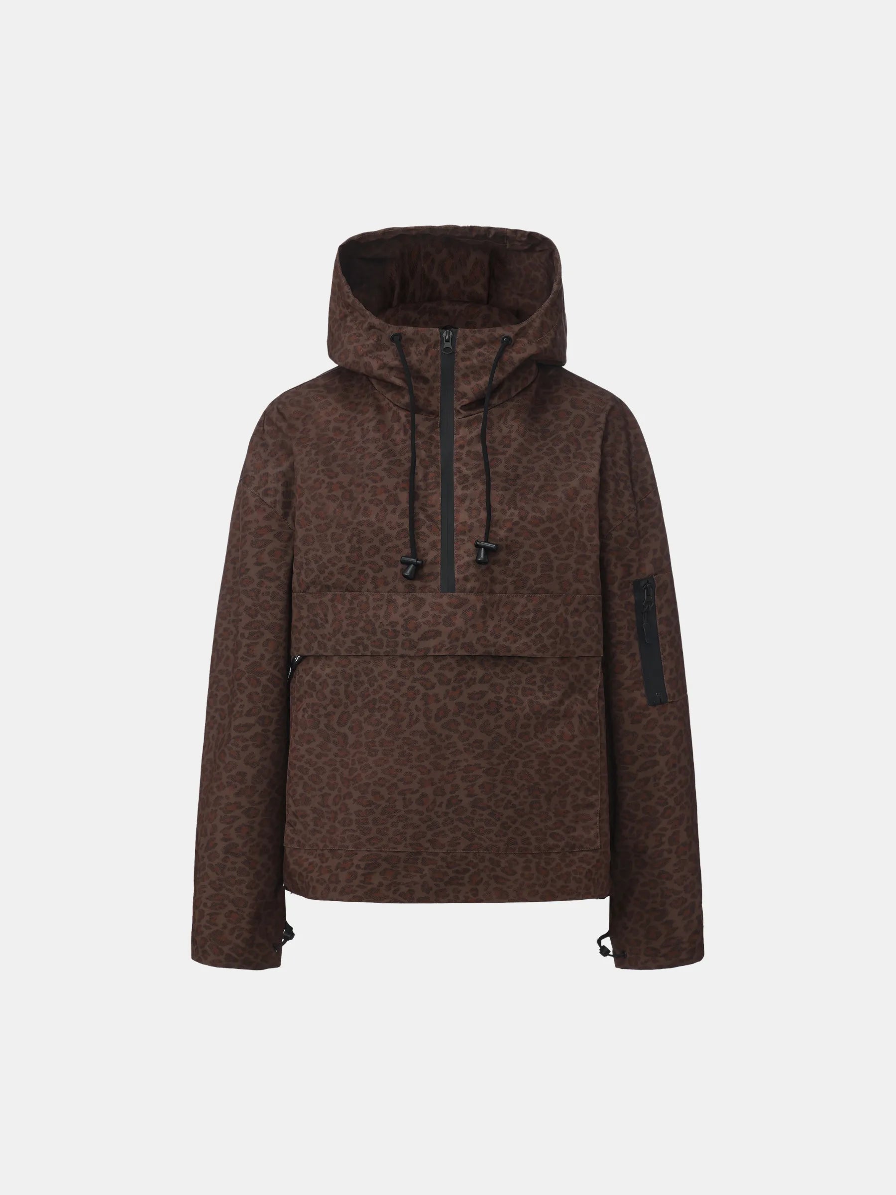 STM-TEX™ Mocha Leopard Rain Hoodie
