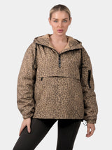 STM-TEX™ Leopard Oversized Rain Hoodie