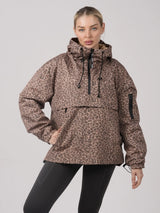 STM-TEX™ Leopard Oversized Rain Hoodie