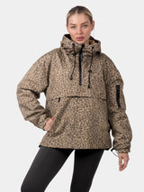 STM-TEX™ Leopard Oversized Rain Hoodie