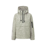 STM-TEX™  Olive Leopard Oversized Rain Hoodie