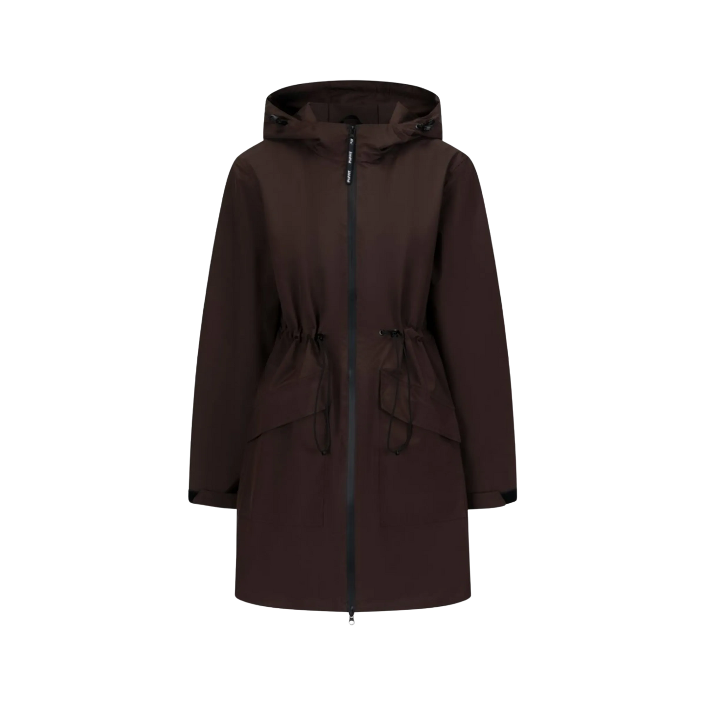 STM-TEX™ Mittellanger, wasserdichter Regenmantel mit großen Taschen