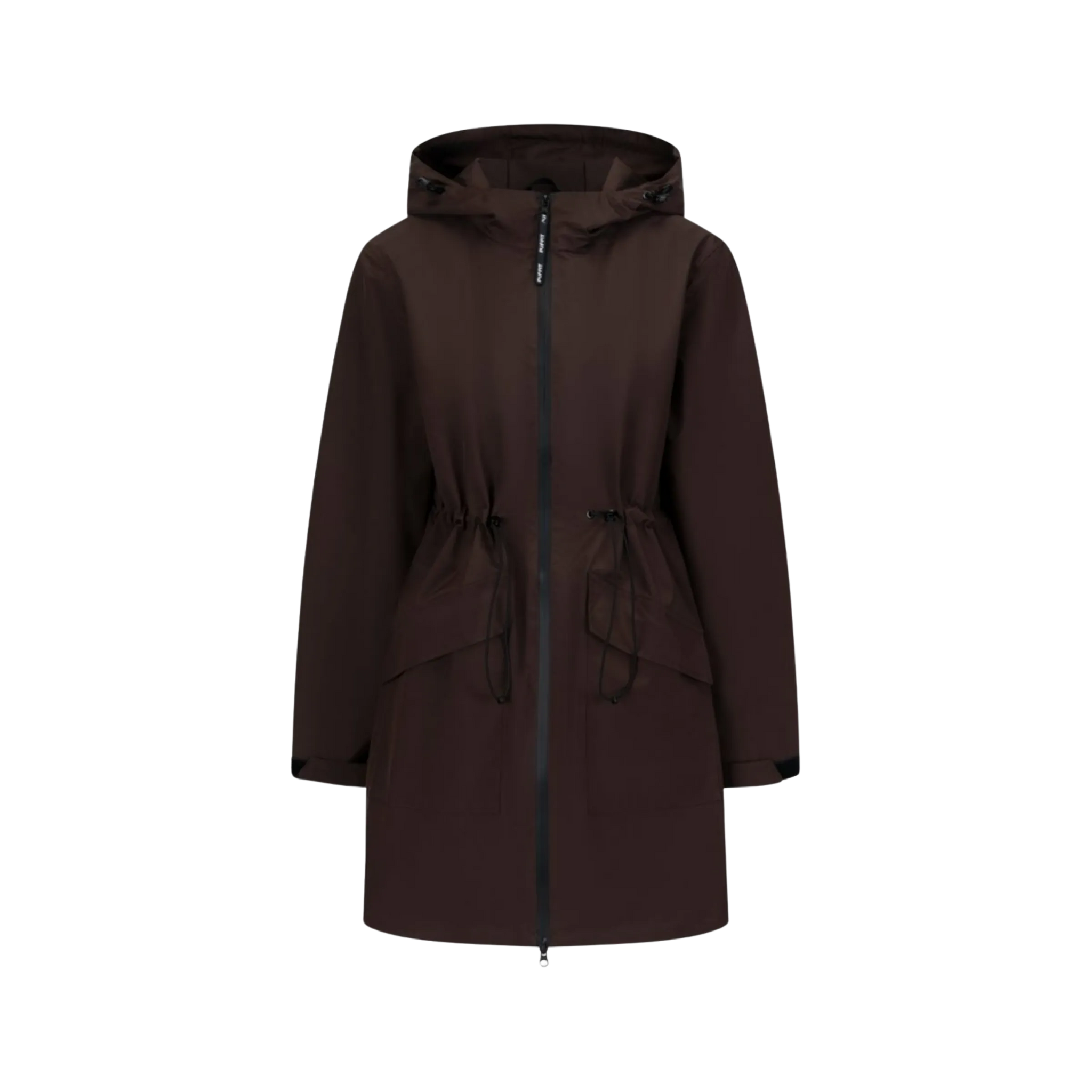 STM-TEX™ Mittellanger, wasserdichter Regenmantel mit großen Taschen