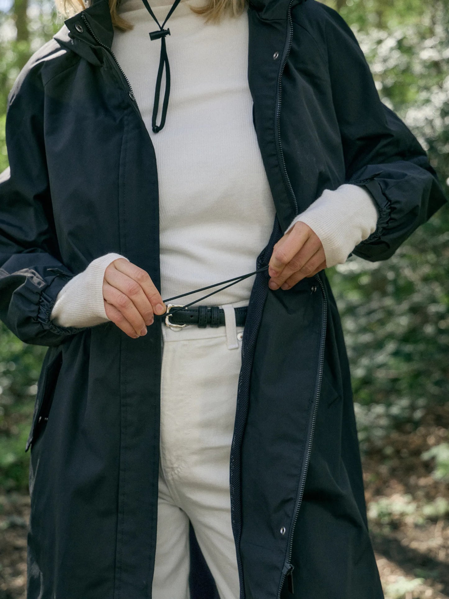 STM-TEX™ Elegant Long Breathable Raincoat