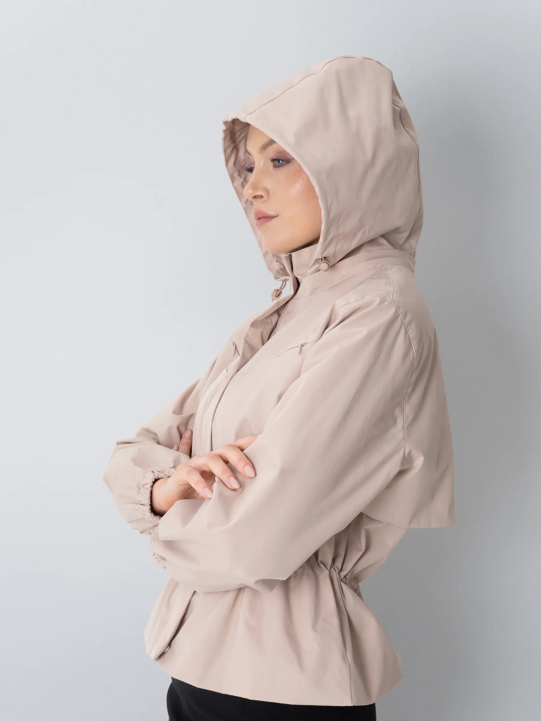STM-TEX™ Summer Short Drawstring Waist Rain Jacket