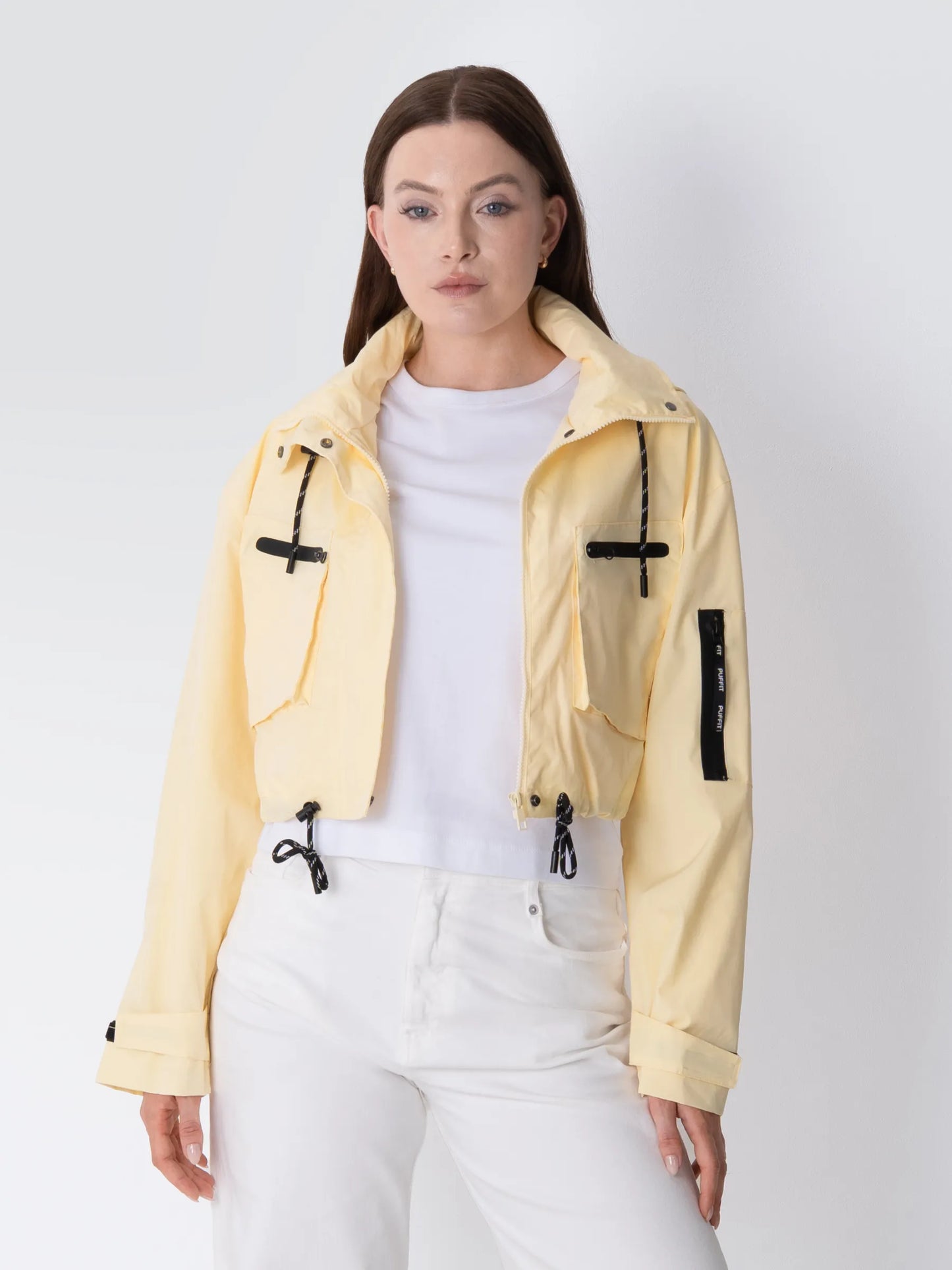 STM-TEX™ Summer Cropped Detached Hooded Rain Jacket