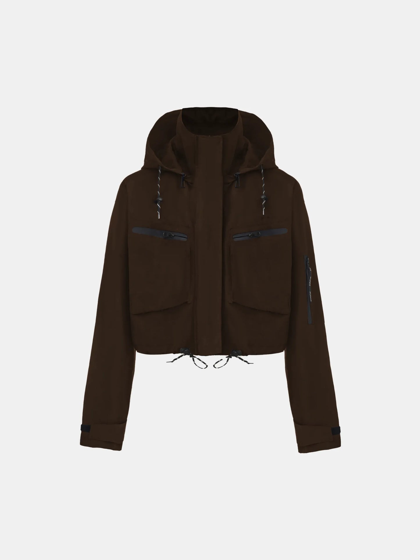 STM-TEX™ Summer Cropped Detached Hooded Rain Jacket - Stay Puffit