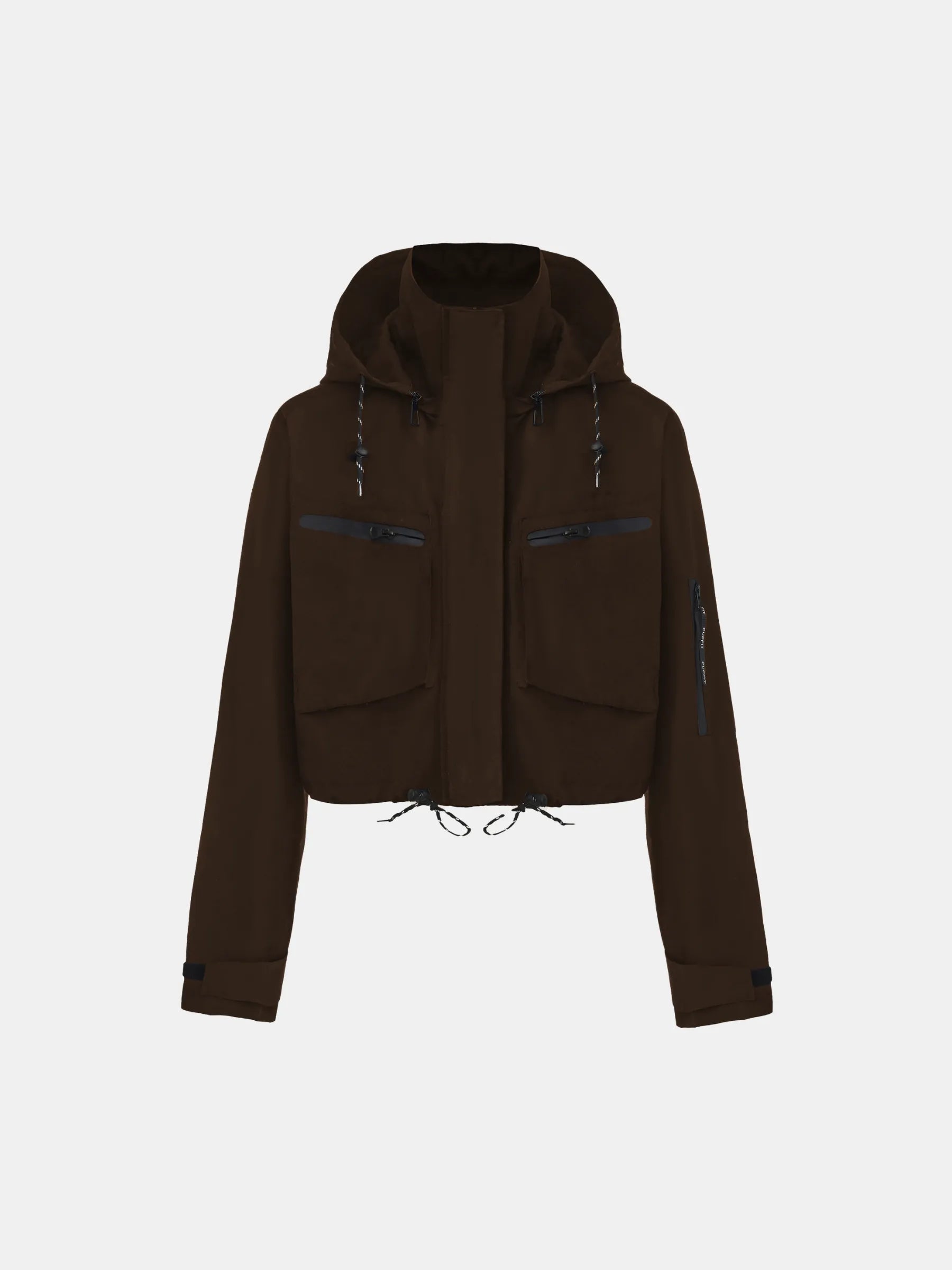 STM-TEX™ Summer Cropped Detached Hooded Rain Jacket - Stay Puffit