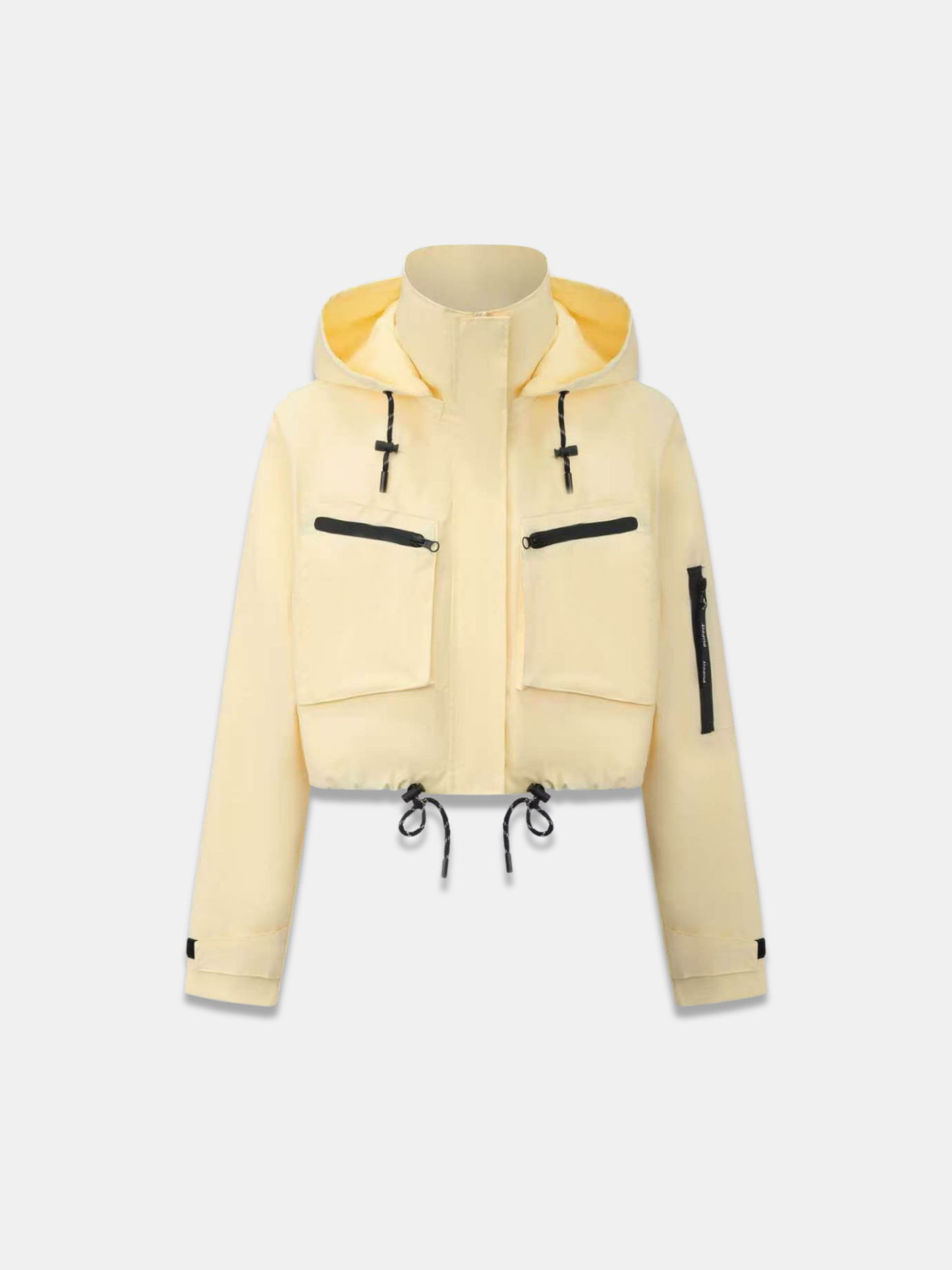 STM-TEX™ Summer Cropped Detached Hooded Rain Jacket