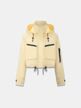 STM-TEX™ Summer Cropped Detached Hooded Rain Jacket
