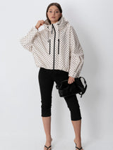 STM-TEX™ One Size Dot Short Oversized Rain Jacket