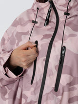 STM-TEX™ One Size Pink Camo Short Oversized Rain Jacket