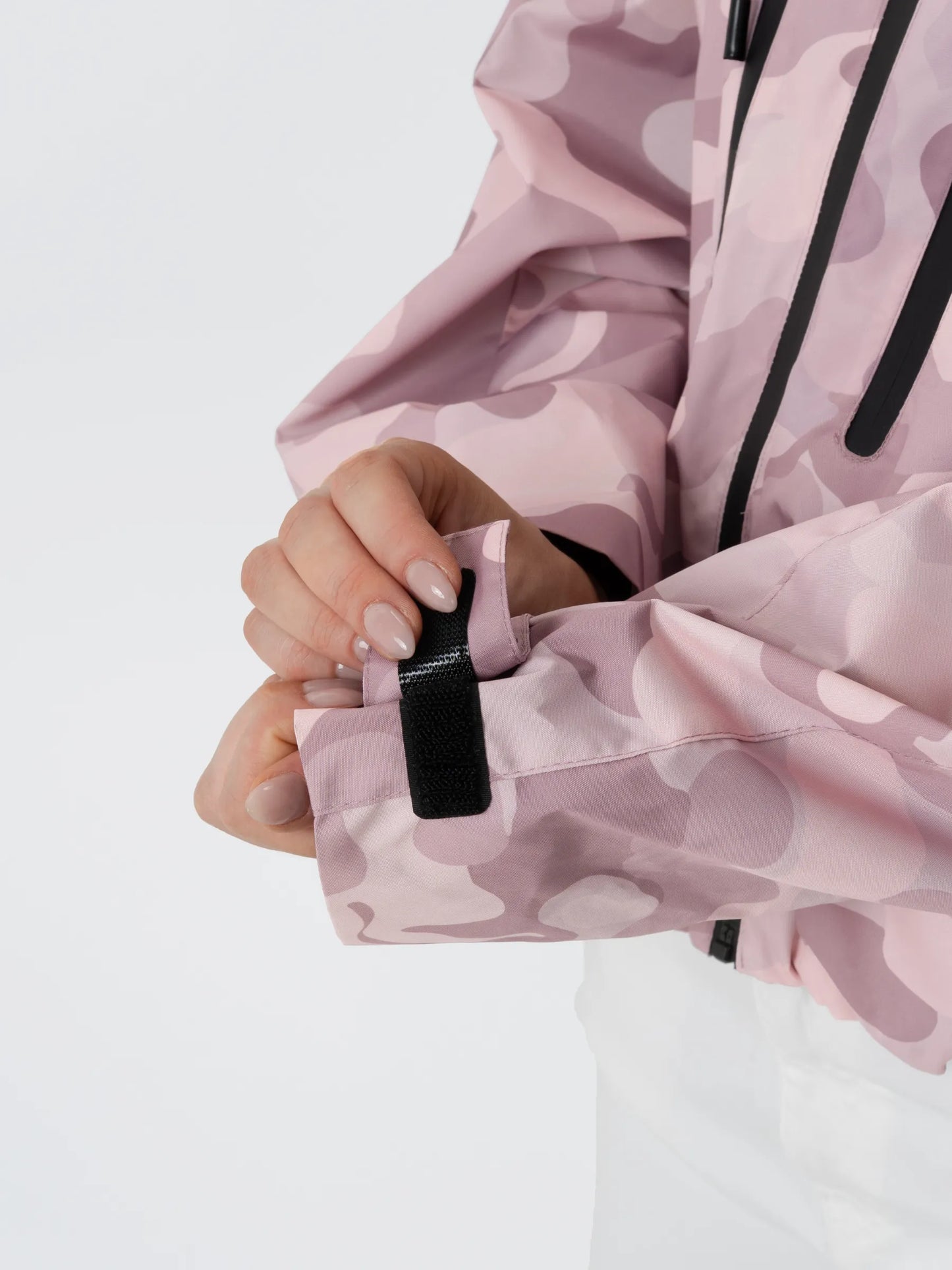 STM-TEX™ One Size Pink Camo Short Oversized Rain Jacket