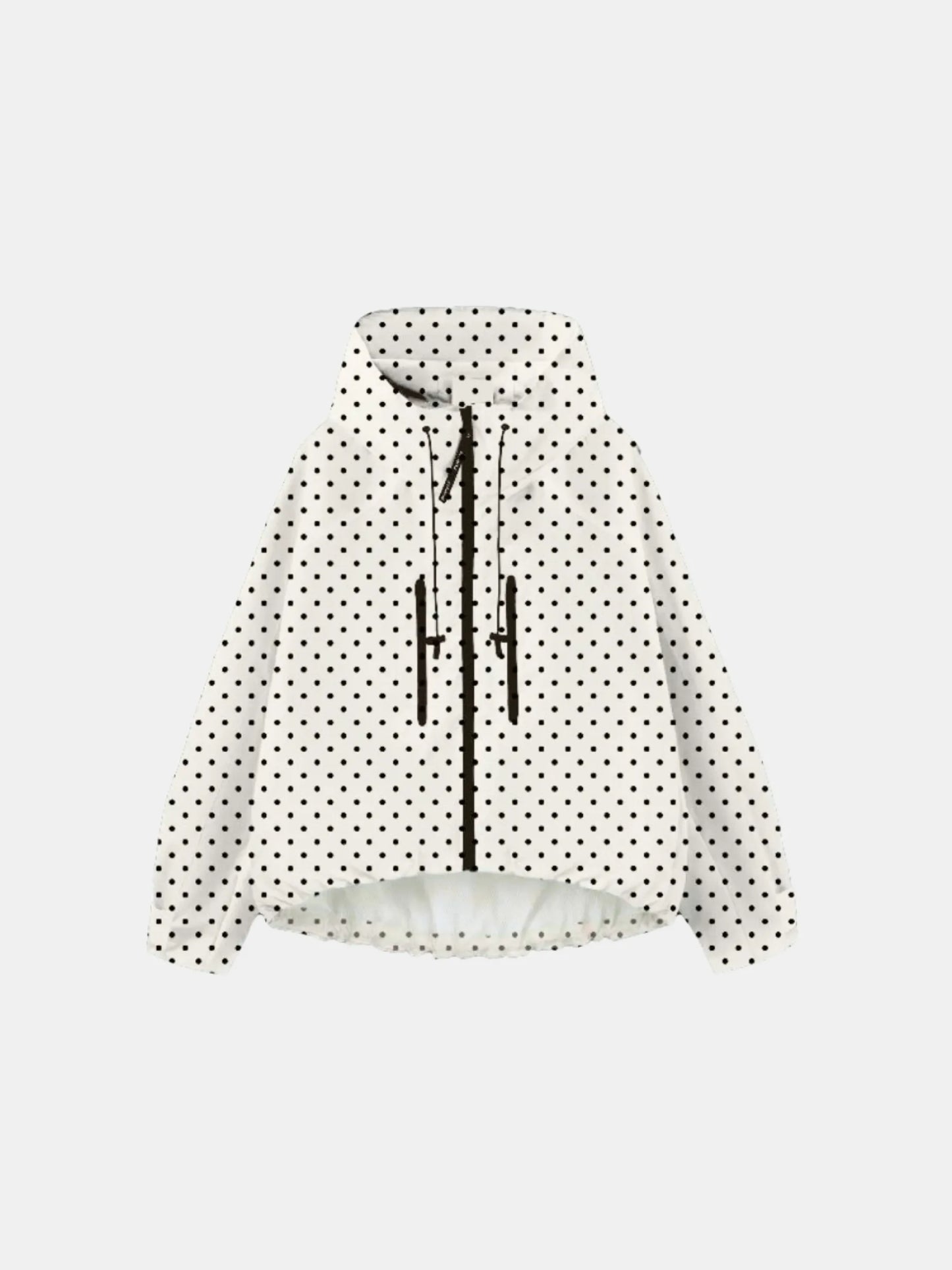 STM-TEX™ One Size Dot Short Oversized Rain Jacket