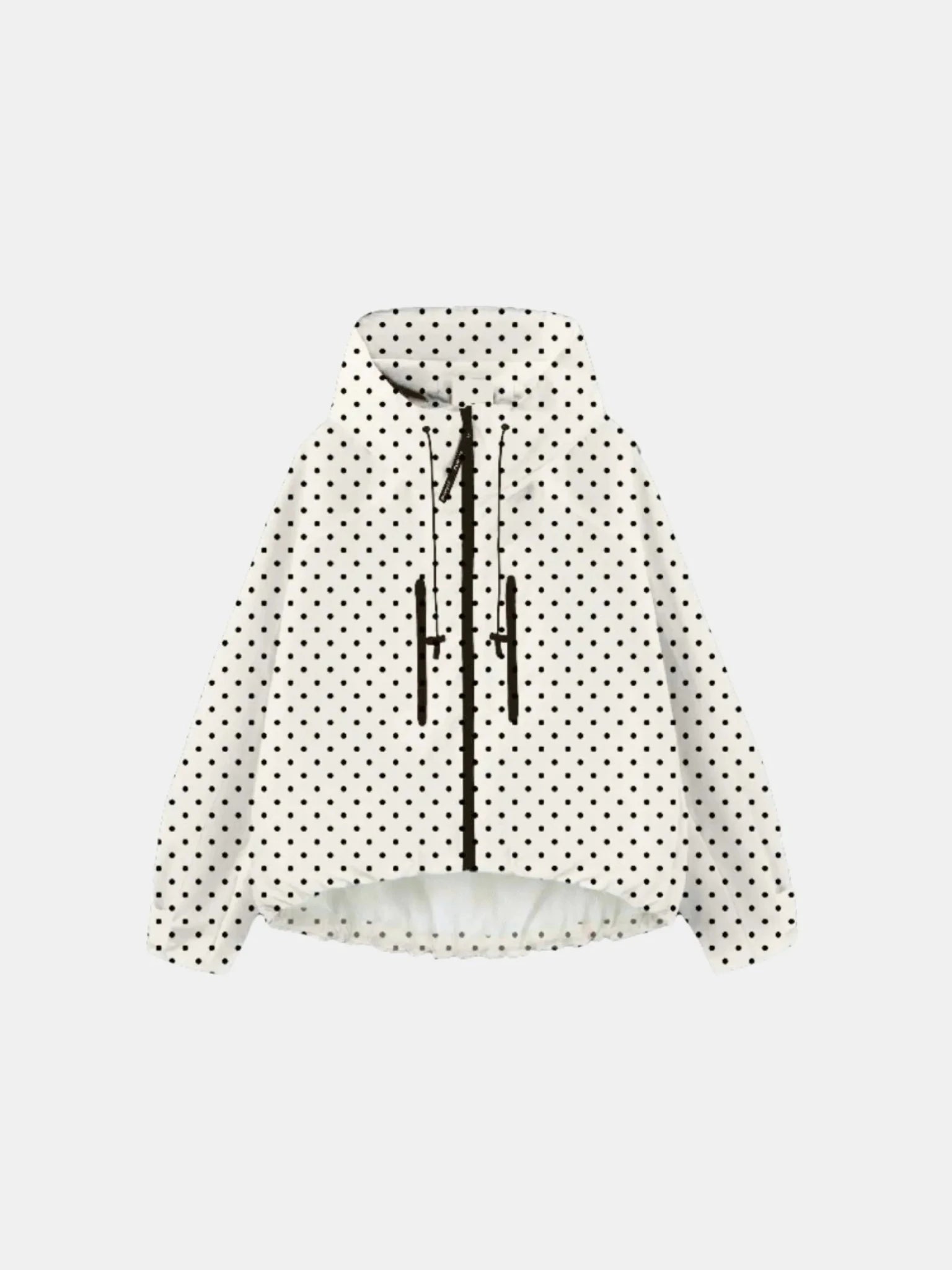 STM-TEX™ One Size Dot Short Oversized Rain Jacket