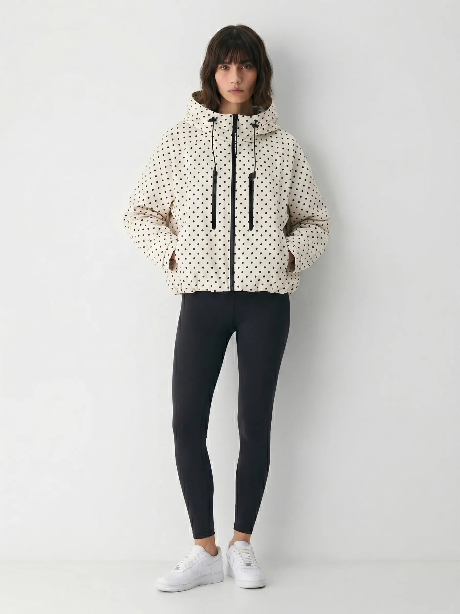 STM-TEX™ Pin Dot Short Oversized Rain Jacket