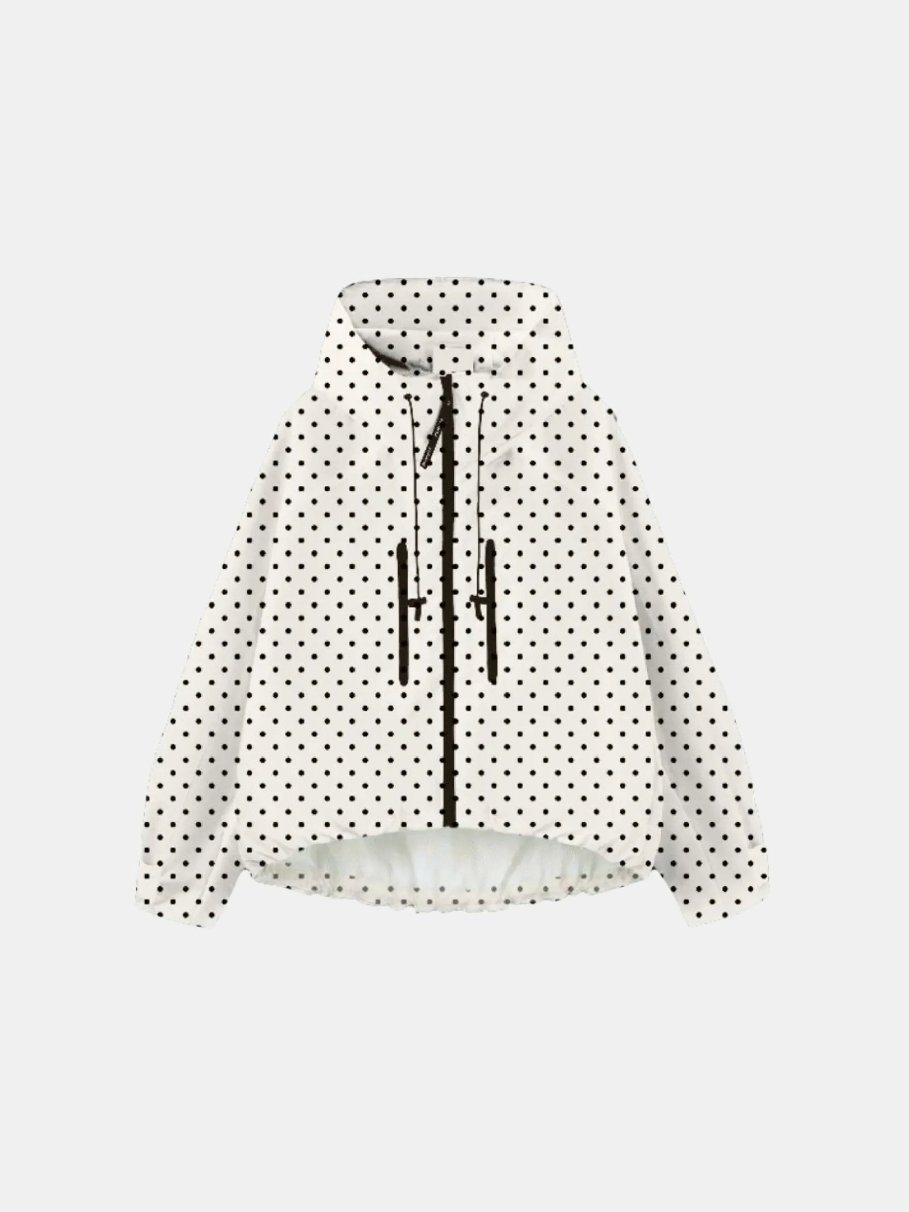 STM-TEX™ One Size Dot Short Oversized Rain Jacket