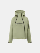 STM-TEX™ Short Asymmetric Zip Rain Hoodie