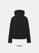 STM-TEX™ Short Asymmetric Zip Rain Hoodie