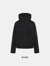 STM-TEX™ Short Asymmetric Zip Rain Hoodie
