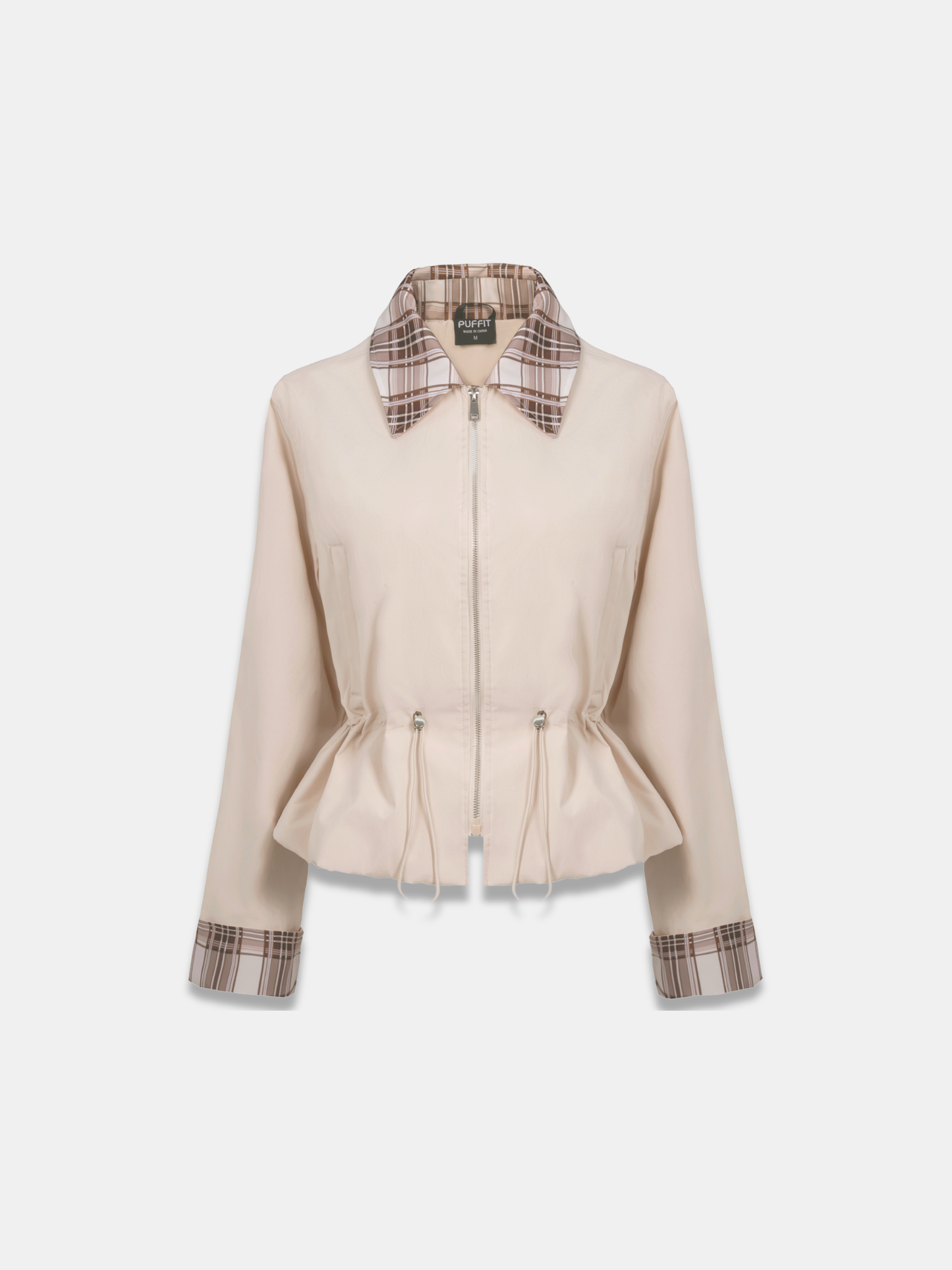 Effortless Style Summer Short Cinched Waist Barn Jacket