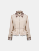 Effortless Style Summer Short Cinched Waist Barn Jacket