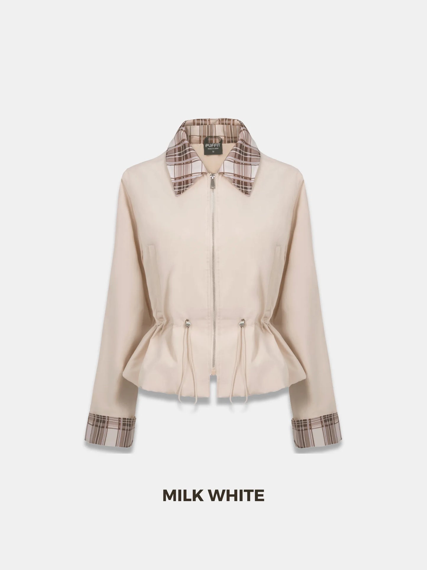 Effortless Style Summer Short Cinched Waist Barn Jacket