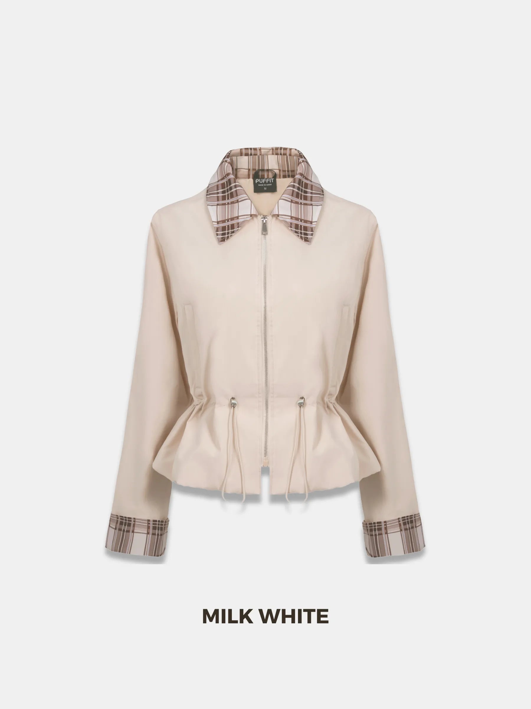Effortless Style Summer Short Cinched Waist Barn Jacket