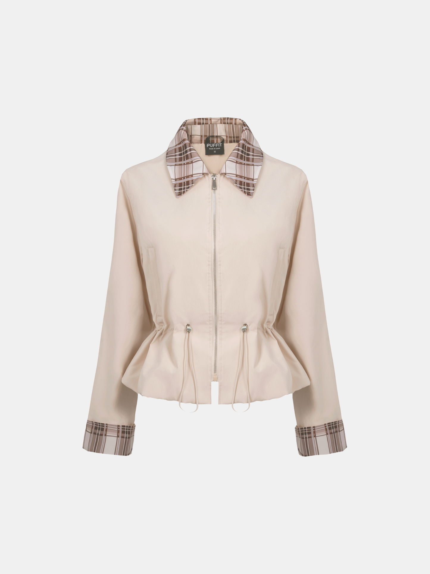 Effortless Style Summer Short Cinched Waist Barn Jacket