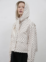 Effortless Style Stand Collar Bomber Jacket_Hooded Scarf