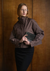 Effortless Style Stand Collar Bomber Jacket- Stay Puffit