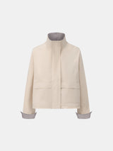 Effortless Style Stand Collar Bomber Jacket- Stay Puffit