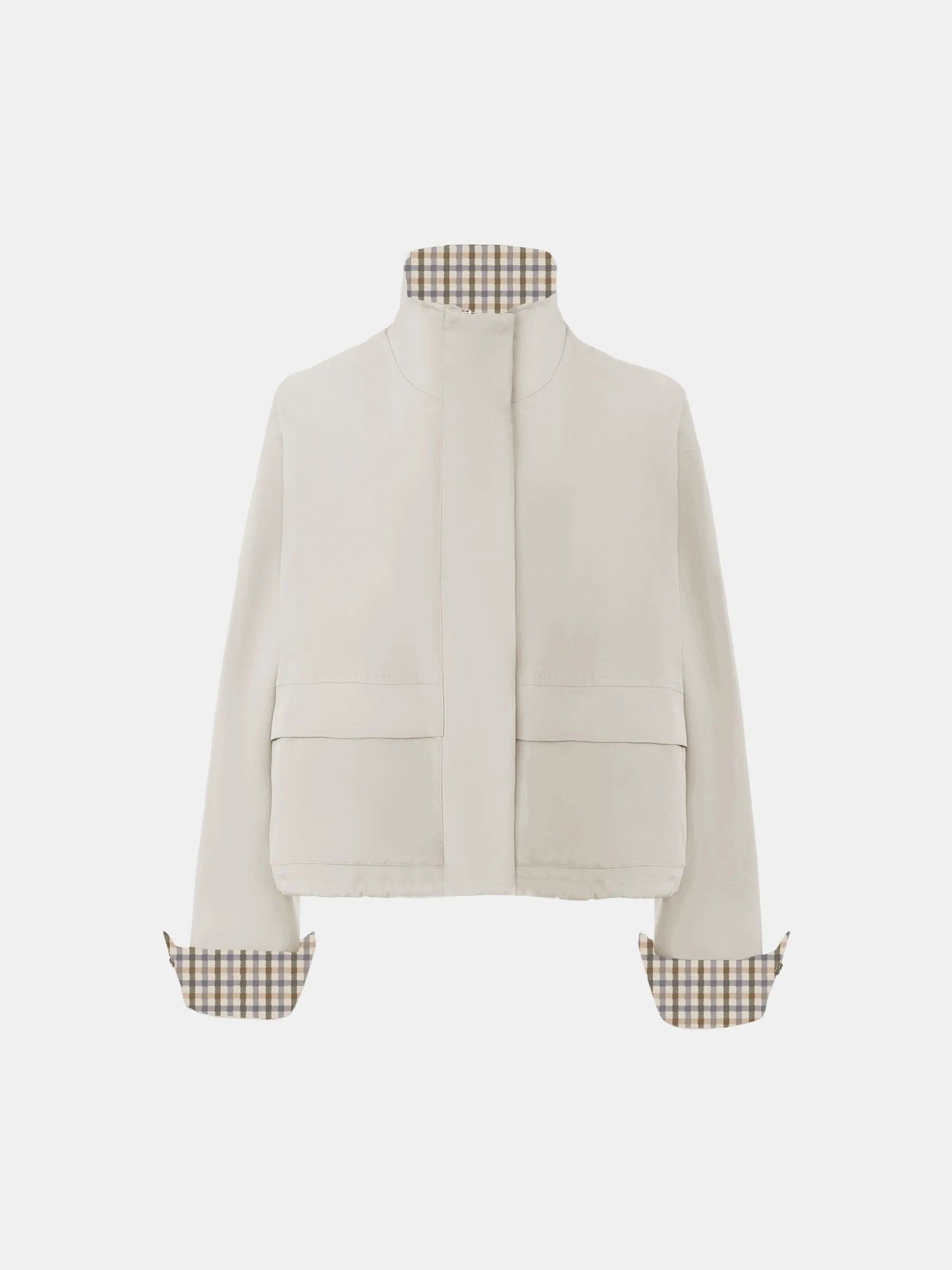 Effortless Style Stand Collar Bomber Jacket