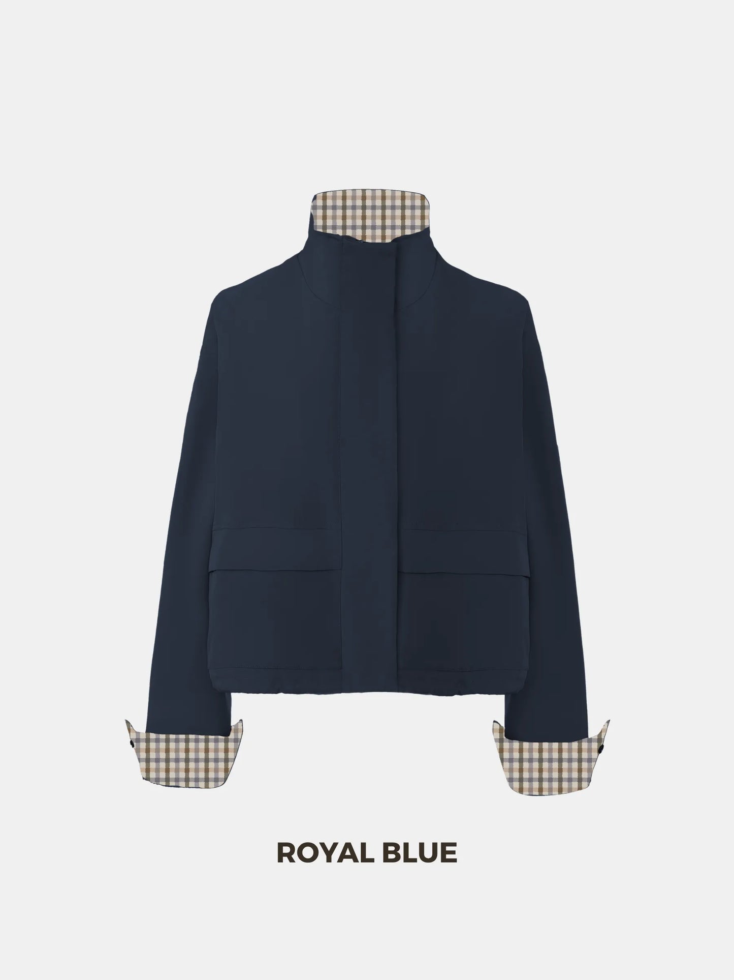 Effortless Style Stand Collar Bomber Jacket