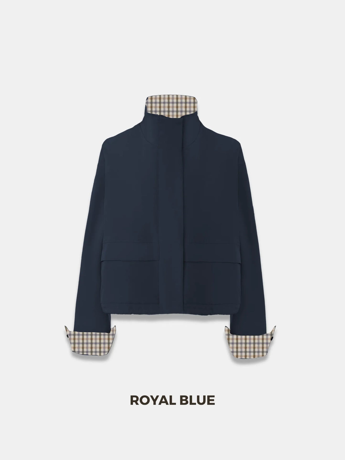 Effortless Style Stand Collar Bomber Jacket
