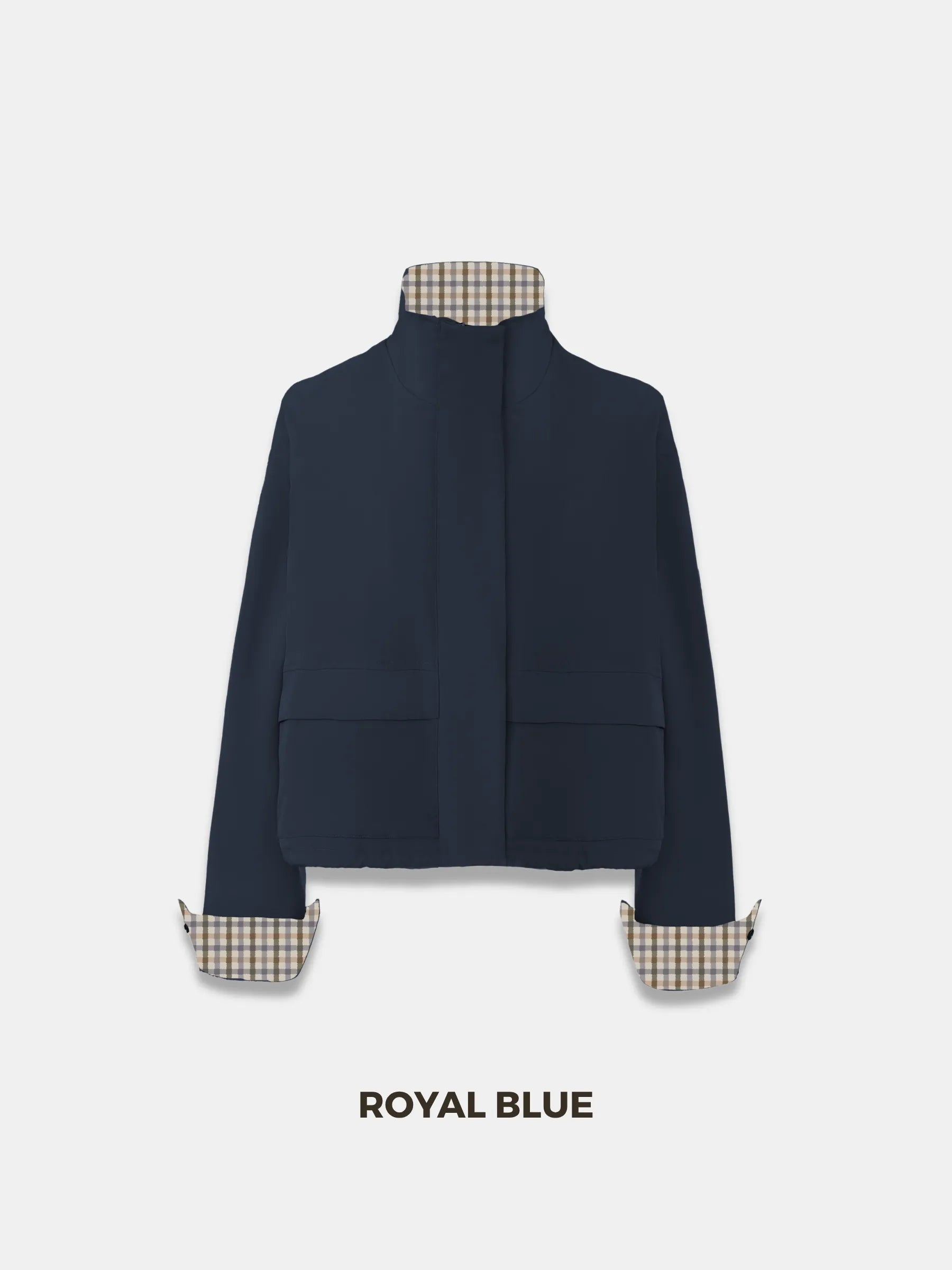 Effortless Style Stand Collar Bomber Jacket