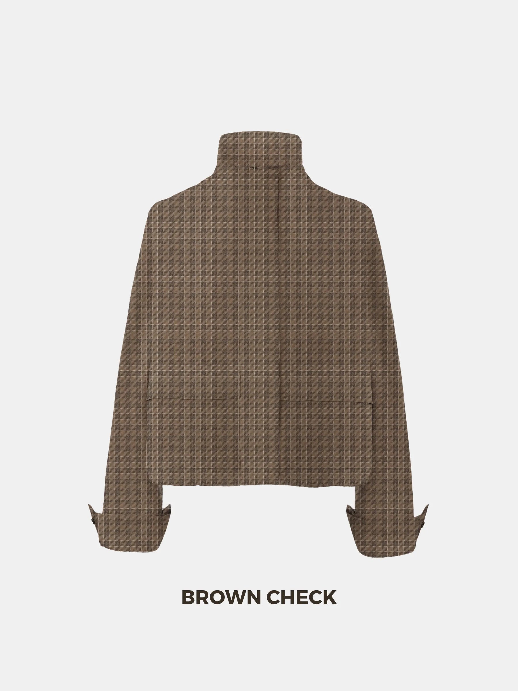 Effortless Style Stand Collar Bomber Jacket- Stay Puffit