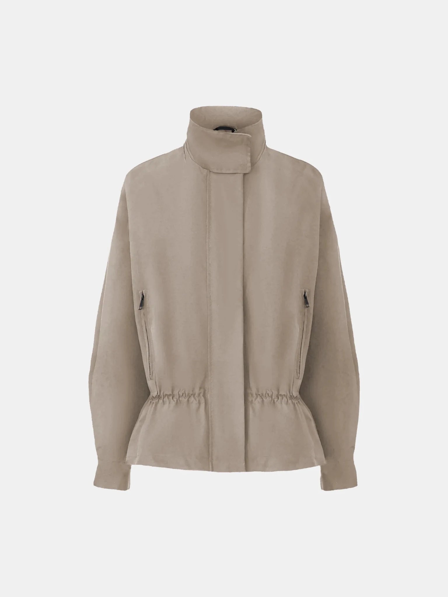 Effortless Style High Convertible Collar Jacket