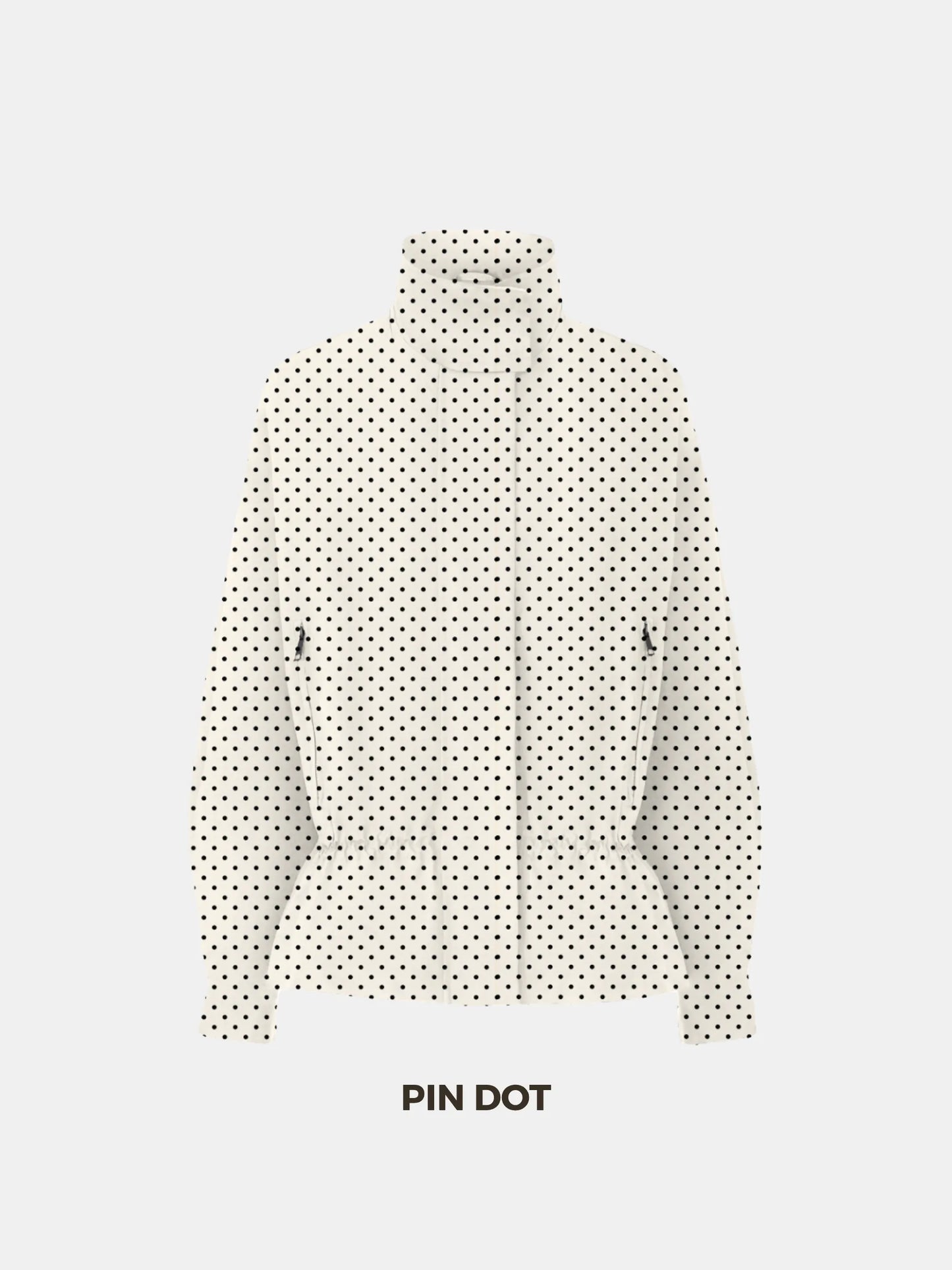 Effortless Style High Convertible Collar Summer Jacket
