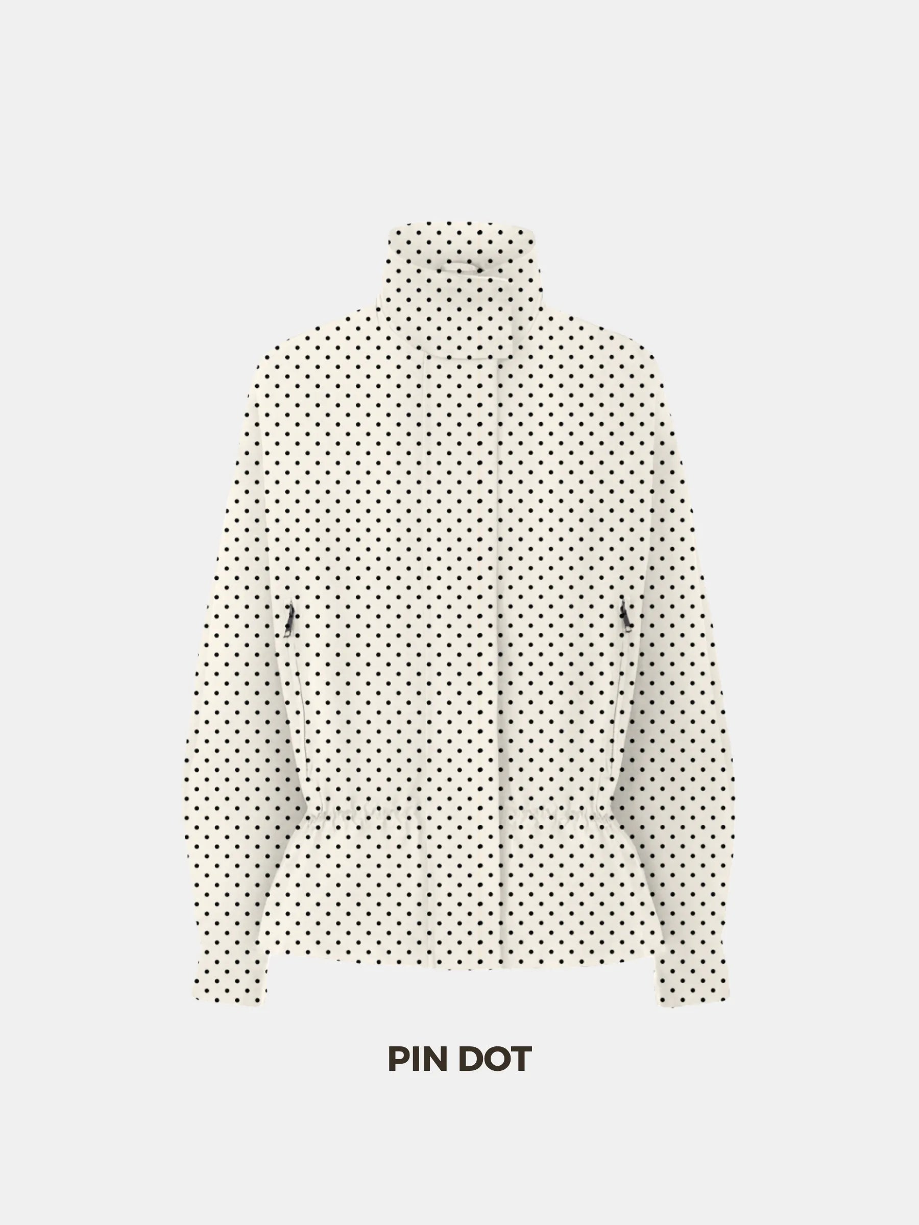 Effortless Style High Convertible Collar Summer Jacket