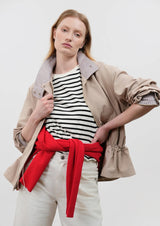Effortless Style High Convertible Collar Summer Jacket