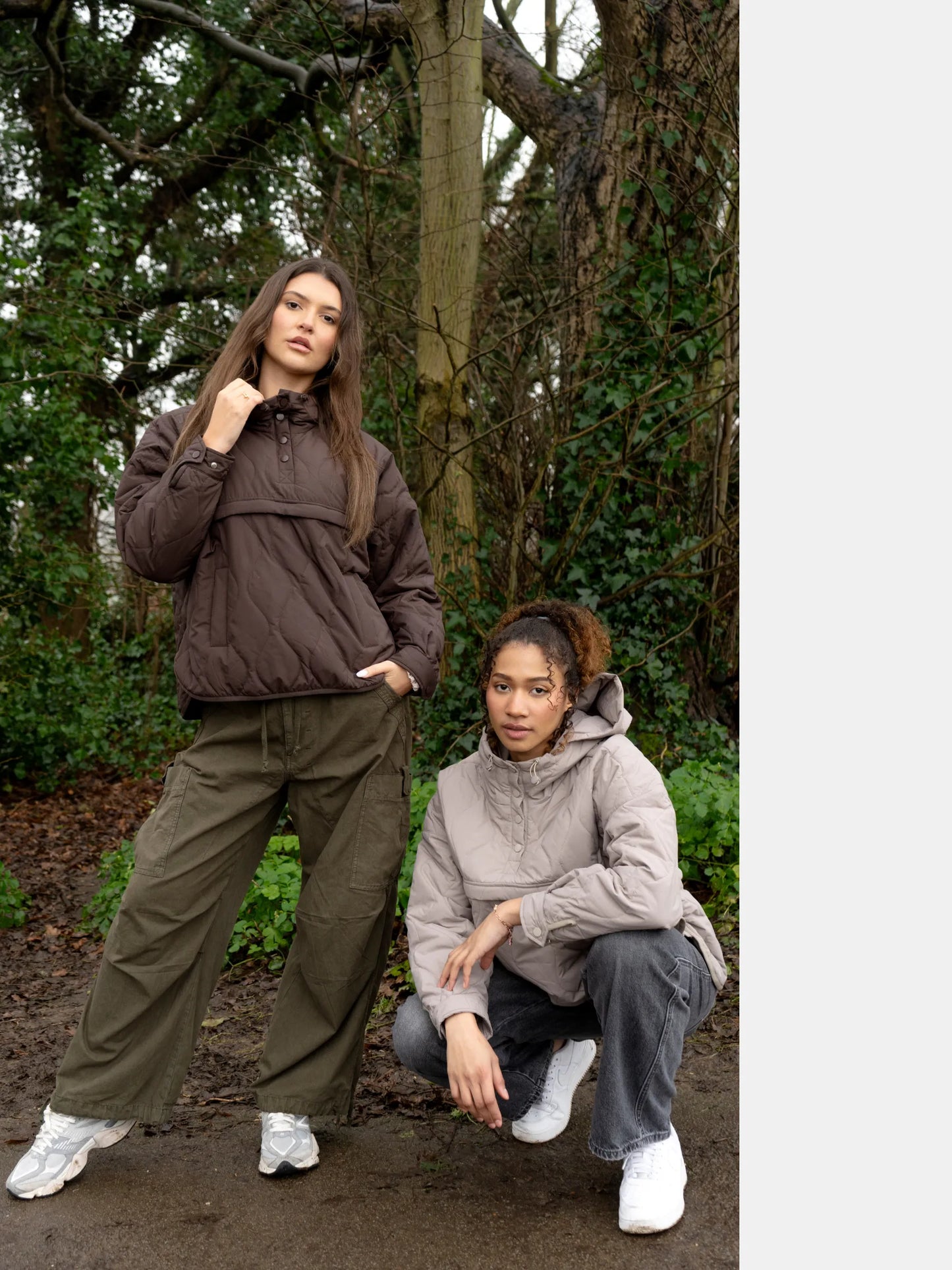WarmCore™ Kangaroo Pocket Packable Quilted Puffer Hoodie