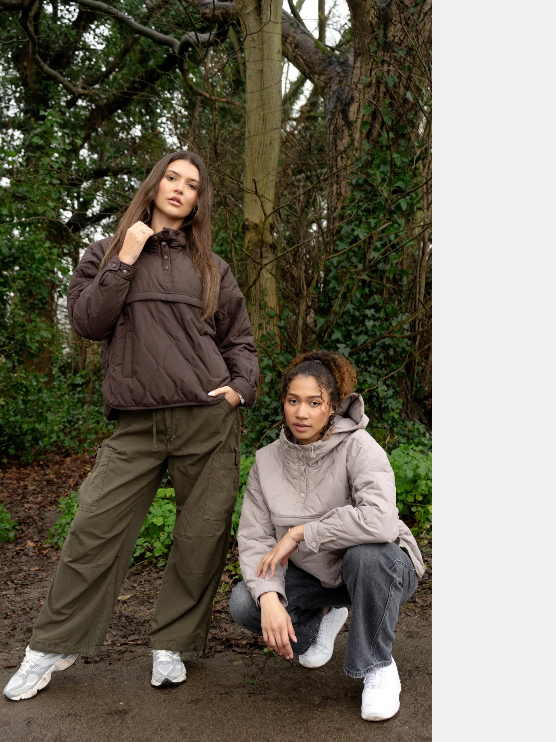 WarmCore™ Kangaroo Pocket Packable Quilted Puffer Hoodie